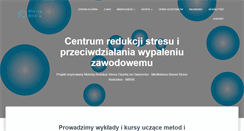 Desktop Screenshot of klinikastresu.com.pl