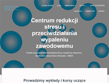 Tablet Screenshot of klinikastresu.com.pl
